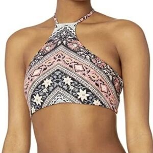Billabong | Reversible Tankini Top Bohemian Print Tie Dye Size Large L NWT